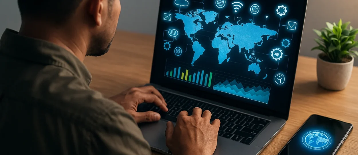 Peran teknologi informasi dan komunikasi dalam globalisasi melalui internet dan media sosial