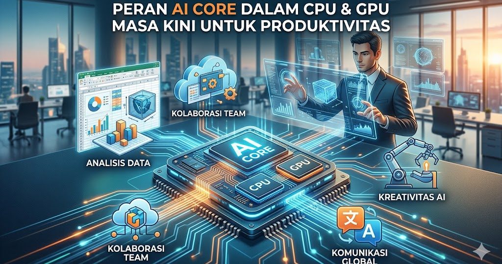 peran AI Core dalam CPU & GPU masa kini untuk produktivitas