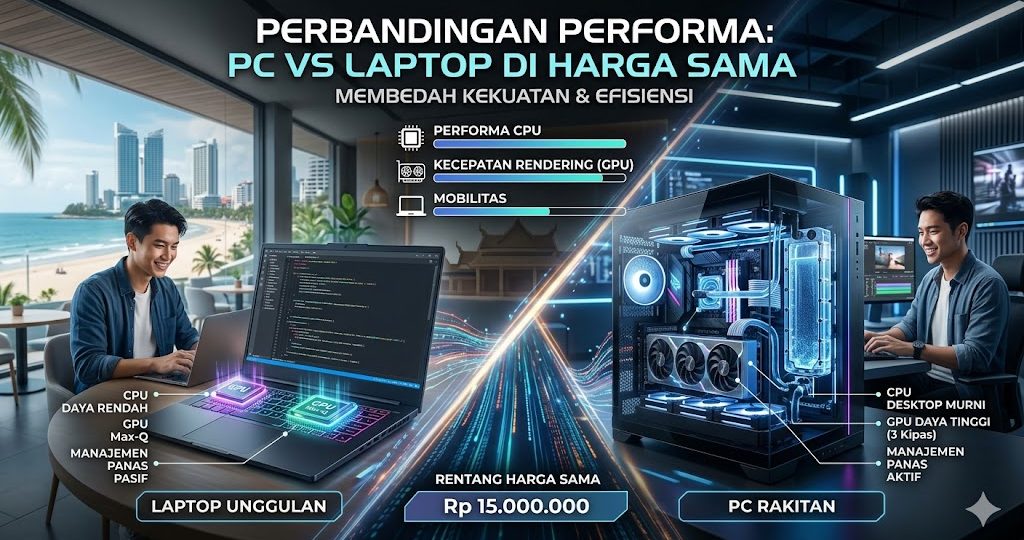 Perbandingan Performa Laptop & PC pada Rentang Harga yang Sama
