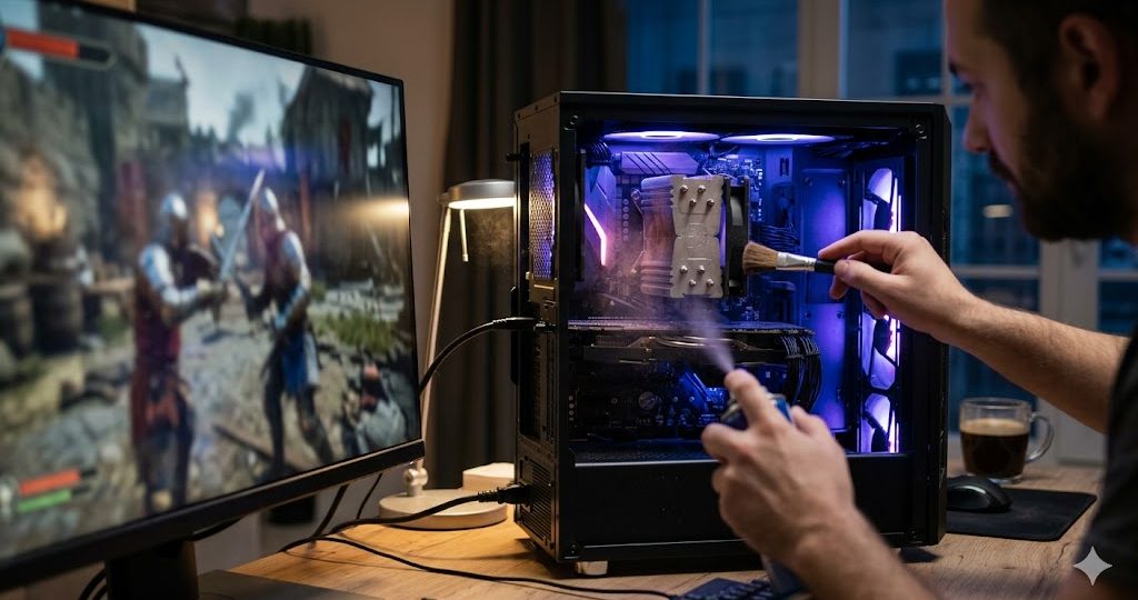 cara mengatasi overheating pada CPU saat bermain game berat